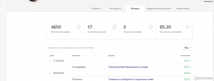 Сайт с заданиями для заработка в интернете