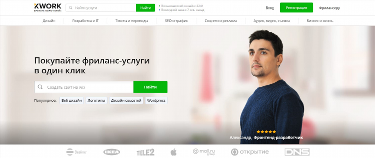 Сайты по фрилансу
